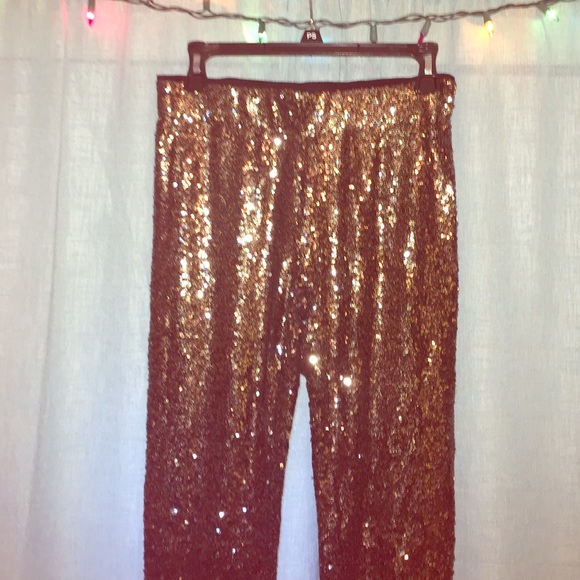 A'GACI gold glitter leggings! New with tags!