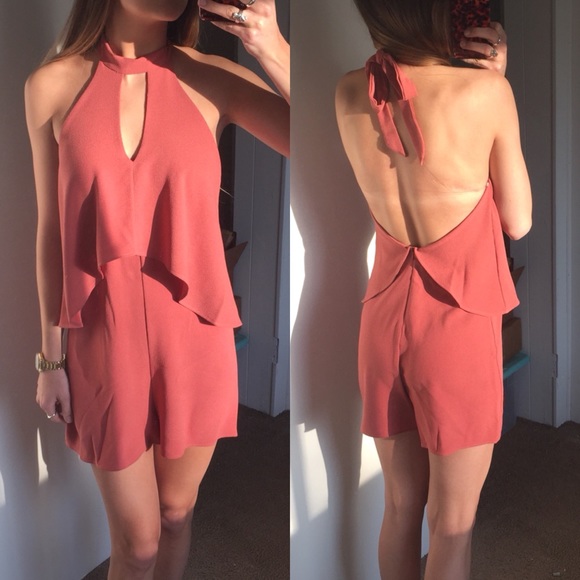 LAST ONE • Rose High Neck Romper - Picture 4 of 4