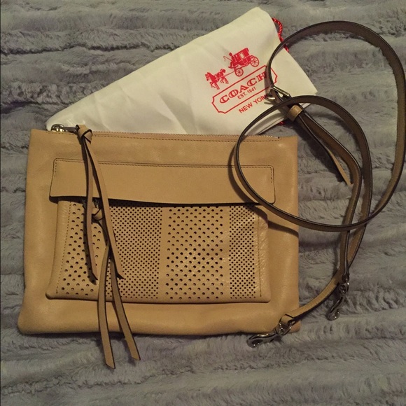 Coach Bleeker Perforated Crossbody
