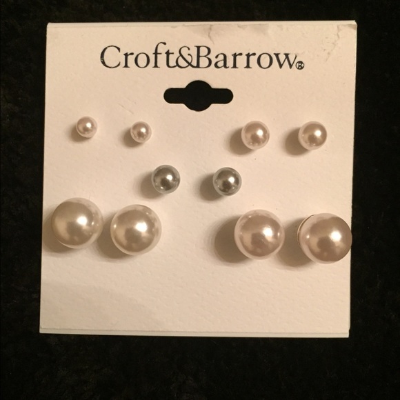 Croft & Barrow Jewelry - Pack of faux pearl earrings