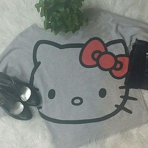 Gray Hello Kitty Sweatshirt (M)