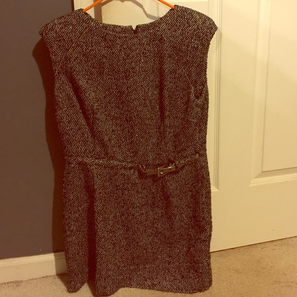 Black/white/sparkle tunic