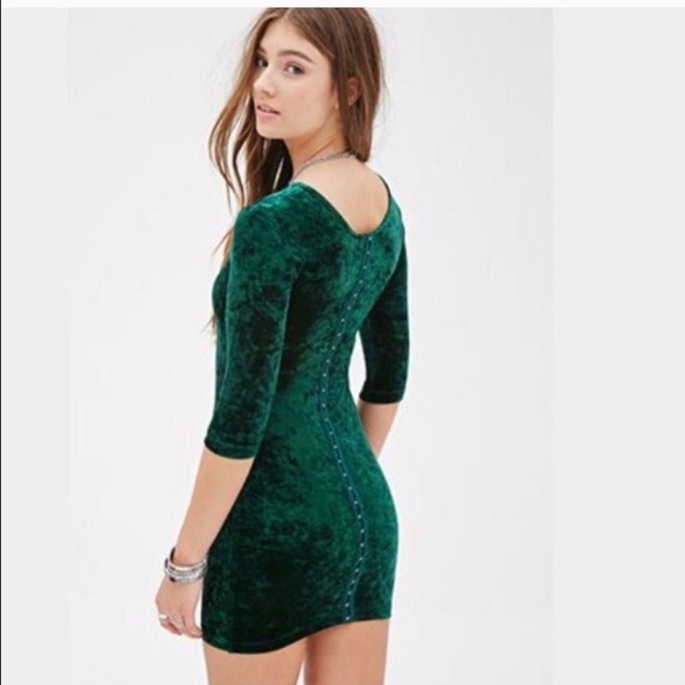 Gorgeous green festive dress