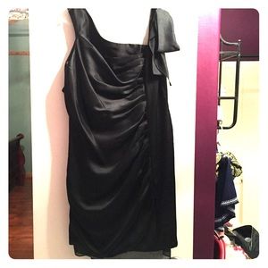 Vera wang WHITE black dress