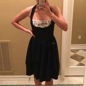 Marc Jacobs Halter Sequin Sweater Dress