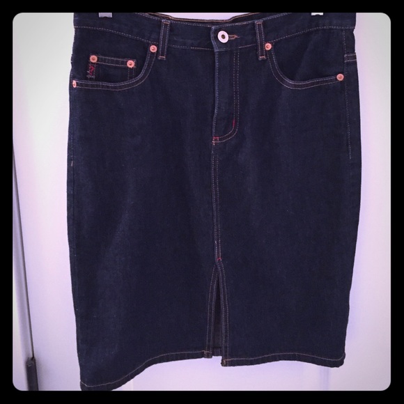 Guess jean skirt