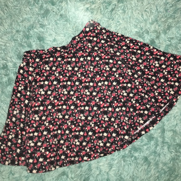 Floral skater skirt