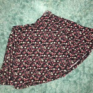 Floral skater skirt