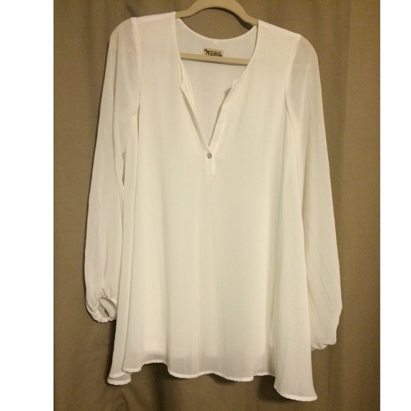 Show Me Your Mumu White Jamie Tunic Small - Picture 2 of 4