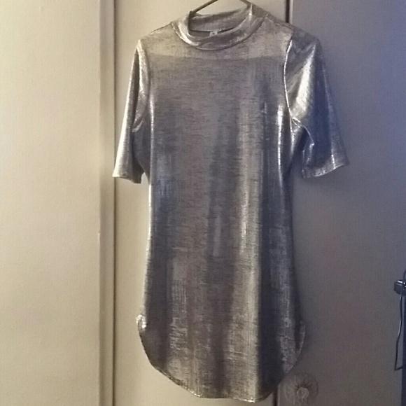 Gold Mini Dress