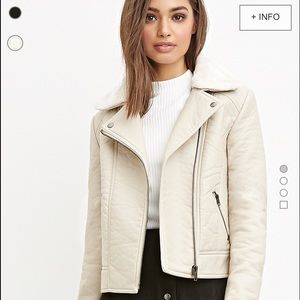 Forever 21 Faux Leather Moto Jacket