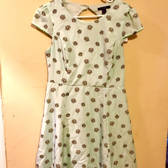 Forever 21 Patterned Short Sleeve Dress