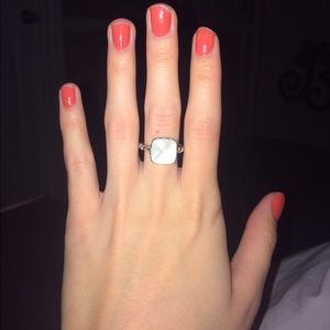 Size 7 Mother of Pearl Pandora ring