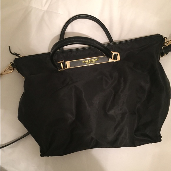 Isaac Mizrahi nylon tote bag