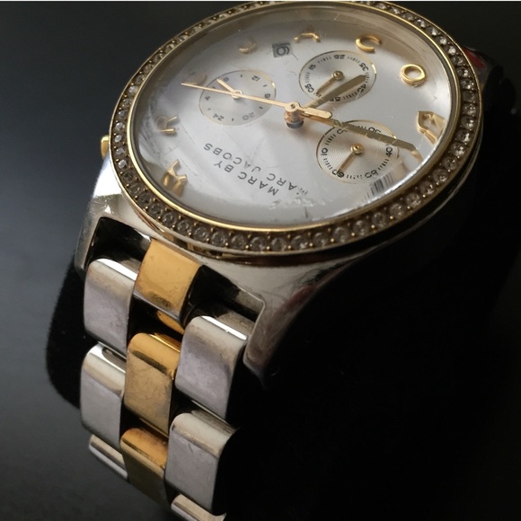 Marc Jacobs dual tone watch. No trades. - Picture 2 of 4