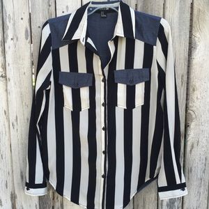 Flash sale‼️blouse/button up like new!