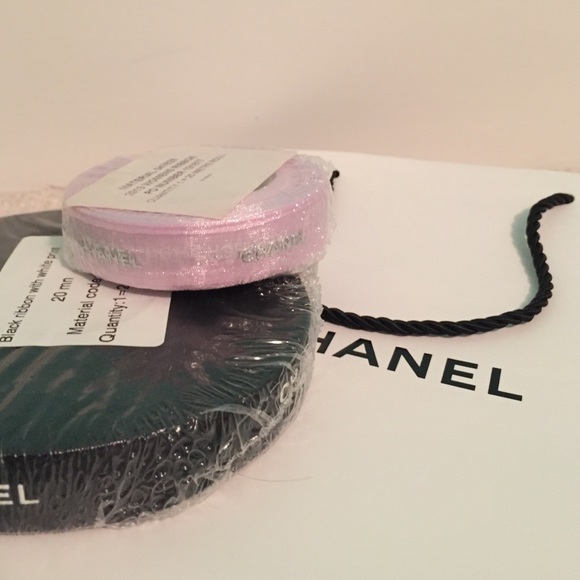 AUTHENTIC  Pink CHANEL Ribbon