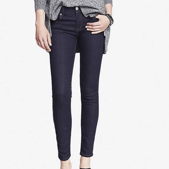 Express mid rise jean leggings