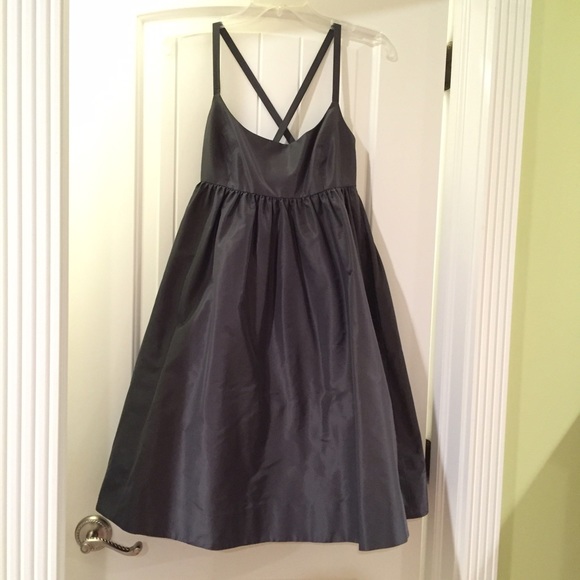 Grey Silk J.Crew Dress - Picture 2 of 3