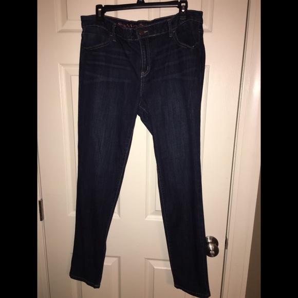Simply Vera Wang Dark Skinny Jeans Size 12