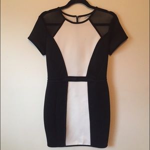 *Bar III Black & White Dress*