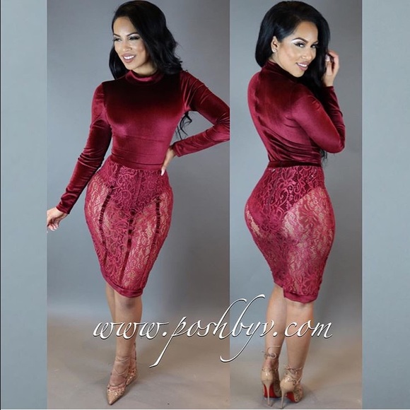 Velvet and lace