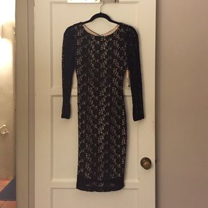 Alive & Olivia backless lace midi