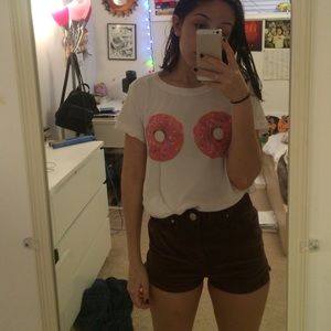 H&M donut boob shirt
