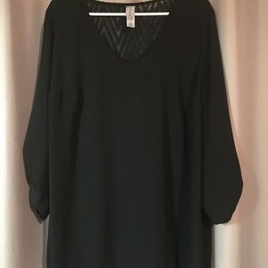 Black Sheer Blouse