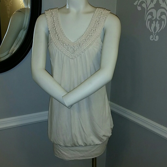 Cream Charlotte Russe dress