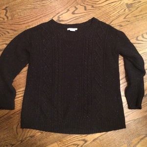 Black knit sweater, oversized very warm