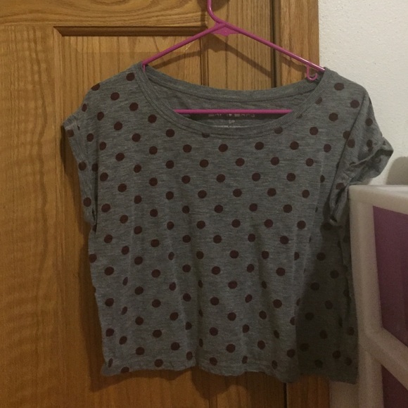Polka dotted shirt