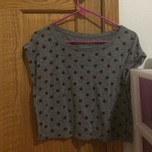 Polka dotted shirt