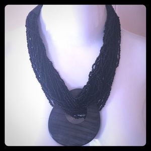 Beaded twist necklace