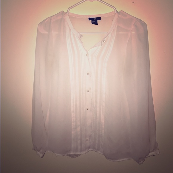 White lace long sleeve