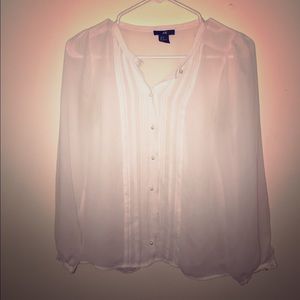 White lace long sleeve