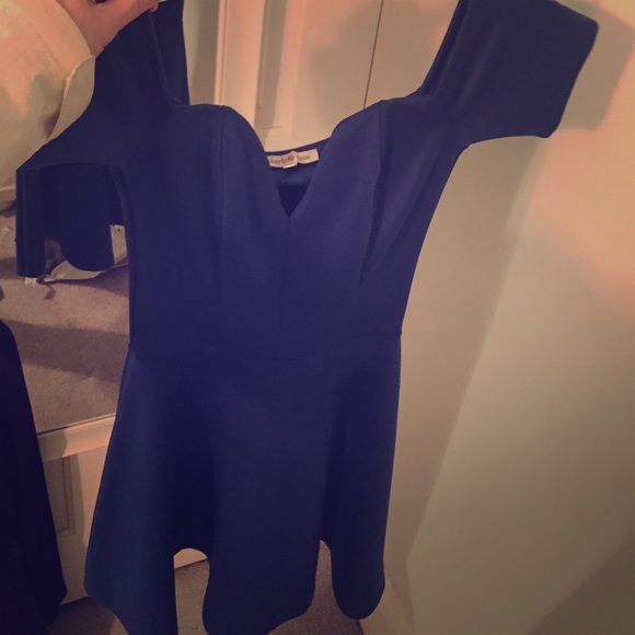 Royal blue dress