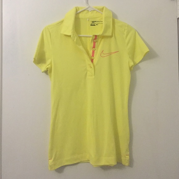 Nike Tops - Nike Golf Yellow Polo