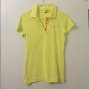 Nike Golf Yellow Polo