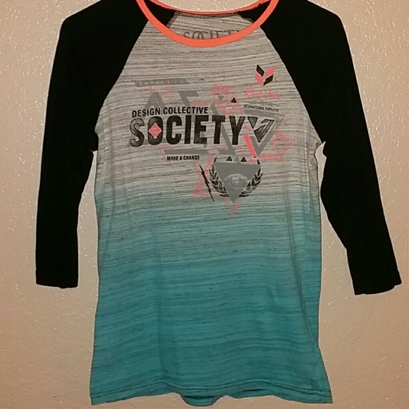 Society 3/4 sleeve