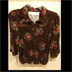 American rag cropped jacket, size small