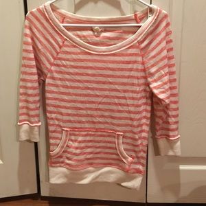 Boat necked striped Aerie sweater