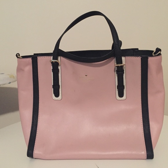 kate spade soft pink leather bag