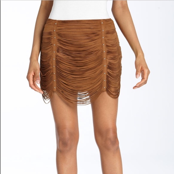 FABULOUS Haute Hippie leather suede skirt! 😍💯💯