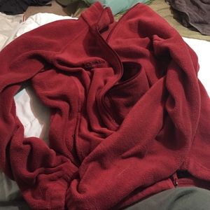 dark redish Columbia zip up!