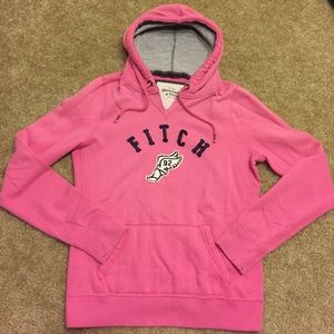 Pink Abercrombie and Fitch hoodie