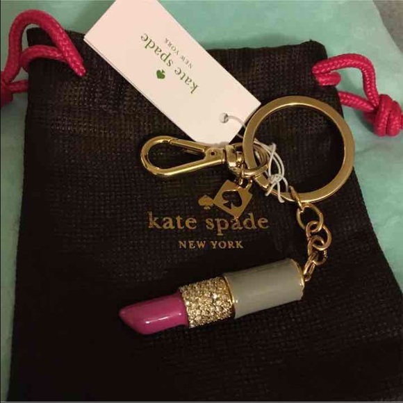 kate spade Accessories - Kate Spade Lipstick key chain