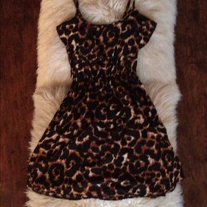 Cotton On Leopard Print Dress Size S strappy