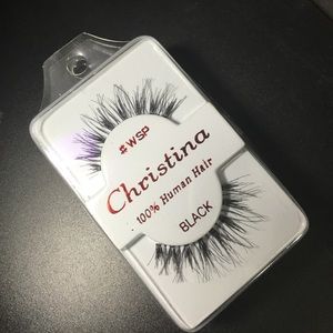 4 packs of Christina lashes 100% human hair