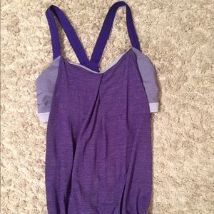 Lululemon Purple Tank W/ Built In Bra